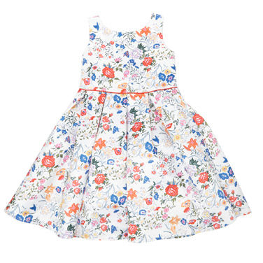 Younger Girls Bow Back Dress